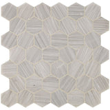 Daltile Fonte 13" X 13" Hexagon Nautical Grey