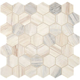 Daltile Fonte 13" X 13" Hexagon Pier White
