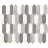 Daltile Fonte 2" X 6" Picket Nautical Grey Blend