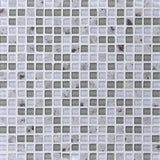 Daltile Granite Radiance 12" X 12" Straight Joint Mosaic Kashmir Wht Bld