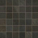 Daltile Ironcraft 2" X 2" Straight Joint Mosaic Sable Black
