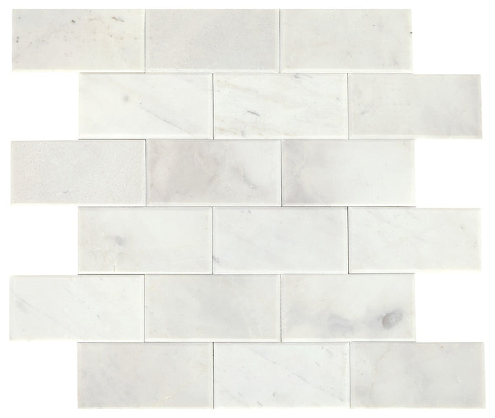 Daltile SimplyStick Mosaix 2" X 4" Brick Joint Polished Stormy Mist
