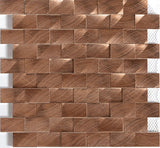 Daltile Anthology 1" X 2" Brick Joint Copper