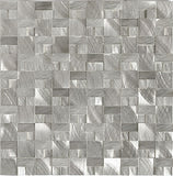 Daltile Anthology 1" X 1" 3D Block Steel