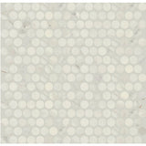 Daltile Famed 11" X 13" Mosaic Penny Rounds Diamond