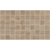 Daltile Emerson Wood 12'' X 24'' Straight Mosaic 2'' X 2'' Matte Butter Pecan
