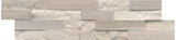 Emser Structure 6" x 24" 3D Ledger Cream Corner