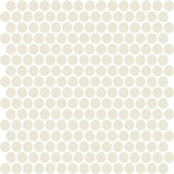 Daltile Color Wheel Mosaic 13'' X 11'' Penny Matte Matte Biscuit