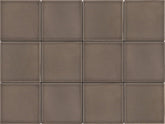 Emser Kaze 12"x16" Mosaic 3.86"X3.86" Polished Taupe
