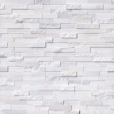 MS International Rockmount 6" x 24" Multi Finish Ledger Panel Arctic White