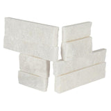 MS International M Series 4.5" x 9" Mini Panel Corner Arctic White