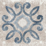Marazzi Creativo 12" X 12" Deco Lucca Blue