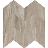 Daltile Famed 3" X 6" Mosaic Chevron Luxe