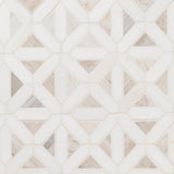 MS International Decorative Mosaic 12" x 12" Geometric Angora