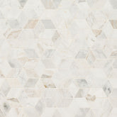 MS International Decorative Mosaic 12" x 12" Cube Arabescato Venato White