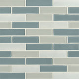 MS International Decorative Mosaic 12" x 12" Brick 1" x 4" Colosseo Azul