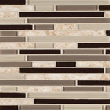 MS International Decorative Mosaic 12" x 12" Interlocking Amalfi Cafe