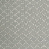 MS International Domino 12" x 12" Scallop Glossy Gray