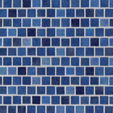 MS International Decorative Mosaic 12" x 12" Penny Square 1" x 1" Hawaiian Blue