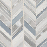 MS International Decorative Mosaic 12" x 12" Chevron Harlow