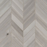 MS International Havenwood 12" x 15" Chevron Mosaic Matte Platinum