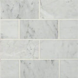 MS International Natural Stone Marble 3" x 6" Carrara White