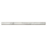 MS International Natural Stone Marble 0.75" x 0.75" Pen Molding Honed Arabescato Cararra