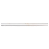 MS International Natural Stone Marble 0.75" x 0.75" Pen Molding Polished Bianco Dolomite