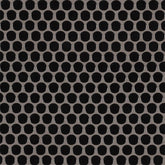 MS International Domino 12" x 12" Penny Round GLossy Nero