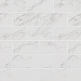 MS International Pietra 2" x 4" Mosaic Polished Carrara