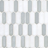 MS International Decorative Mosaic 12" x 12" Glass Tile Pixie Cloud
