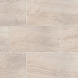 MS International Praia 24" x 48" Matte 9.6mm Crema
