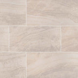 MS International Praia 12" x 24" Matte 8.8mm Crema