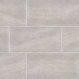MS International Praia 24" x 48" Matte 8.1mm Grey