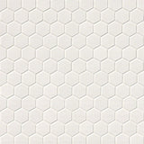 MS International Domino 12" x 12" Hexagon 2" White