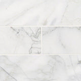 MS International Natural Stone Marble 4" x 12" Honed Calacatta Cressa