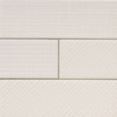 MS International Urbano 12" x 12" 3D MIX 4" x 12" Glossy Crema