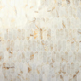 Marazzi Editorial 2" x 5" Fish Scale Mosiac 10" x 11" Polished Wintour Ivory