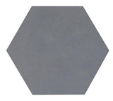 Marazzi Moroccan Concrete 8" x 9" Hexagon Blue Gray