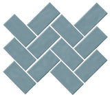 Marazzi Artezen 2" X 4" Herringbone Classic Blue