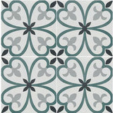 Marazzi D Segni Color 8" X 8" Deco Clover