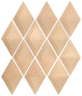 Marazzi Geometal 2" X 5" Harlequin Champagne Gold