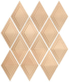 Marazzi Geometal 2" X 5" Harlequin Champagne Gold