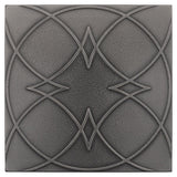 Marazzi Geometal 6" X 6" Ornamental Gunmetal