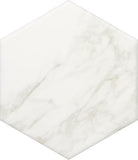 Marazzi Marble Obsession 8" Hexagon Arabescato