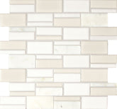 Marazzi MidPark Mosaics 3" Rectangle Random Cloud