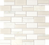 Marazzi MidPark Mosaics 3" Rectangle Random Cloud