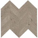 Marazzi Modern Formation 12" X 13" Chevron Canyon Taupe