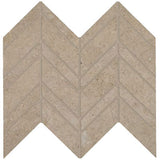 Marazzi Modern Formation 12" X 13" Chevron Overland Beige
