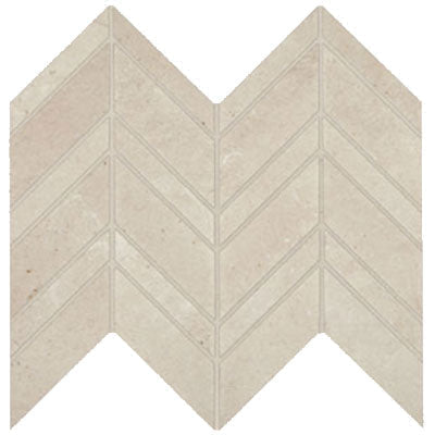 Marazzi Modern Formation 12" X 13" Chevron Peak White